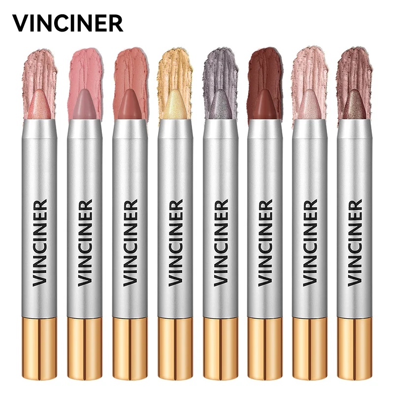 vinciner-eyeshadow-stick-waterproof-matte-highlight-vin-m649rzx5-1 Eyeshadow Stick Waterproof Long-Lasting Matte & Highlight Stick VINCINER Multi-functional Makeup Pen
